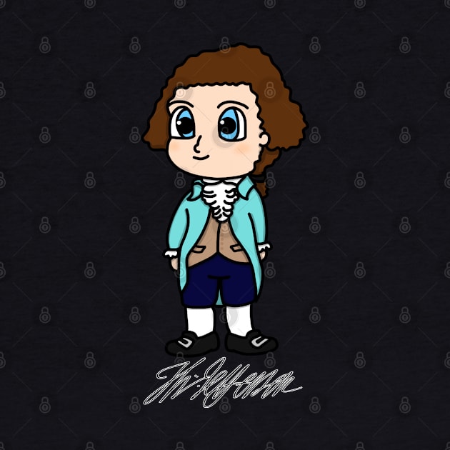 Chibi Thomas Jefferson 2 (Small Print) by Aeriskate